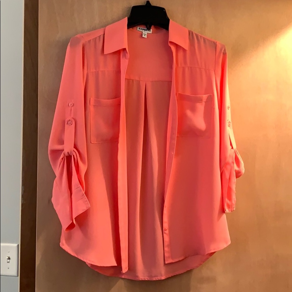 Express button up size Small